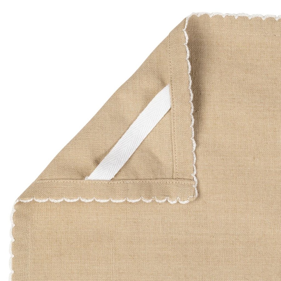 Textiles Fabrique De Styles Torchons&Tabliers Et Maniques | Torchons X2 Beige 50X70Cm En Coton - Appoline