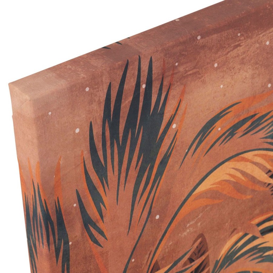 Deco Fabrique De Styles Tableaux Et Toiles | Tableau Tropic Terracotta Et Bleu 50X70Cm - Gallery