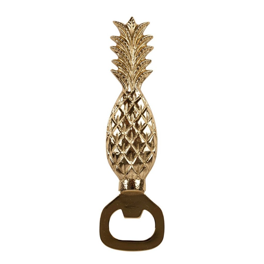 Arts De La Table Fabrique De Styles Ustensibles De Cuisine | Decapsuleur Ananas Dore - Tropic Etoile