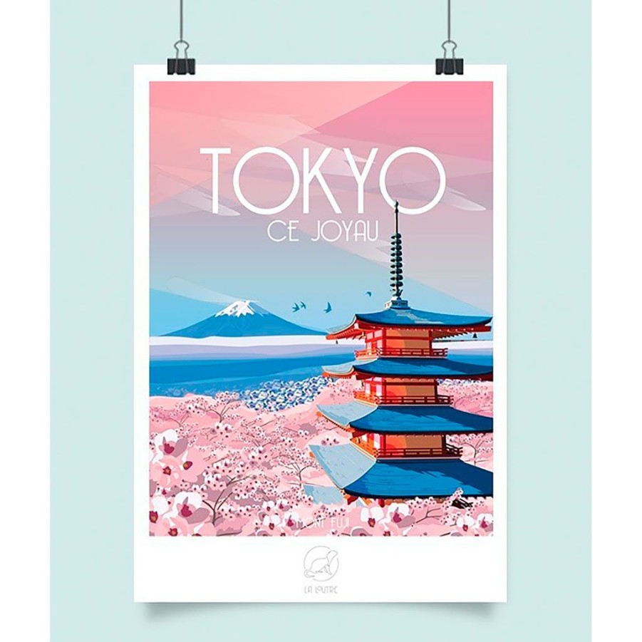 Deco Fabrique De Styles Cadres Deco Et Affiches | Affiche Tokyo 42X59.4Cm