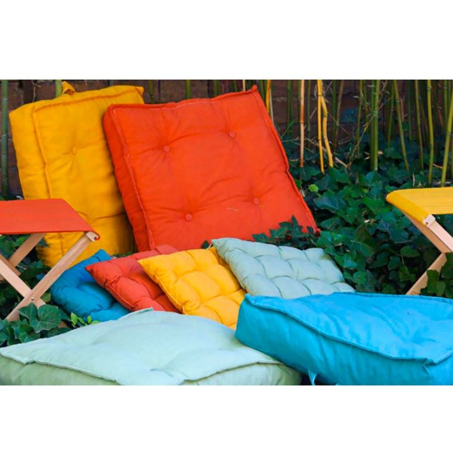 Jardin Fabrique De Styles Bains De Soleil&Chiliennes | Tatami Colors Paprika 66X66Cm