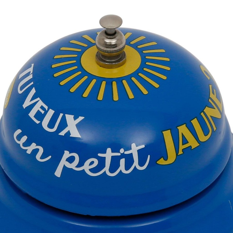 Accessoires Et Loisirs Fabrique De Styles | Sonnette "Pastis" A Table Bleu En Fer