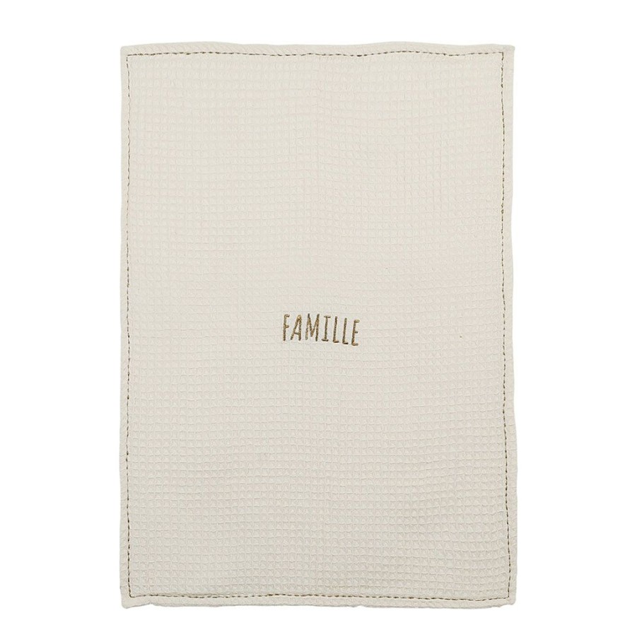 Textiles Fabrique De Styles Torchons&Tabliers Et Maniques | Essuie Mains En Coton Ecru 50X70Cm - Beezz