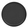 Arts De La Table Fabrique De Styles Assiettes | Assiette Plate En Gres Noir D28Cm - Uno