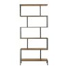 Meubles Fabrique De Styles Bibliotheques Et Etageres | Etagere En Bois Contreplaque Et Fer Noir H171Cm - Garden