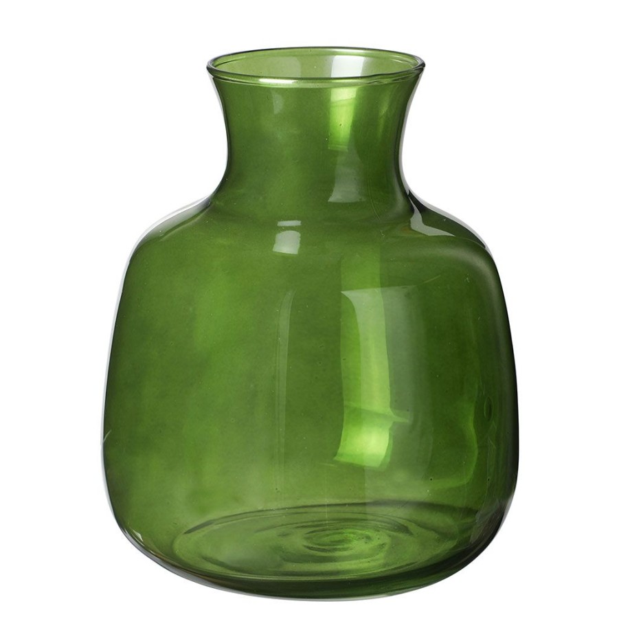 Deco Fabrique De Styles Vases Et Soliflores | Vase Vert Olive D17Xh20Cm - Litka