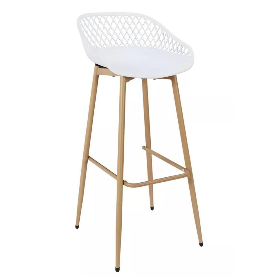 Jardin Fabrique De Styles Chaises&Fauteuils | Tabouret De Bar Blanc H88Cm - Malaga