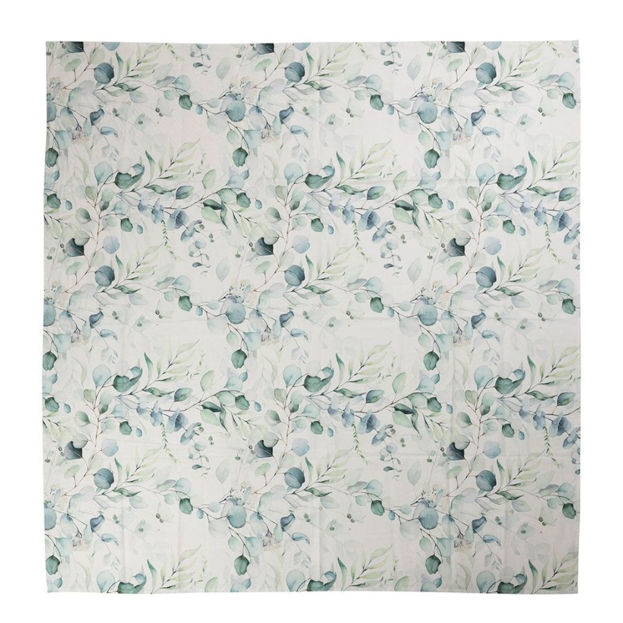 Textiles Fabrique De Styles Nappes | Nappe En Coton Vert 320X160Cm - Eucalyptus