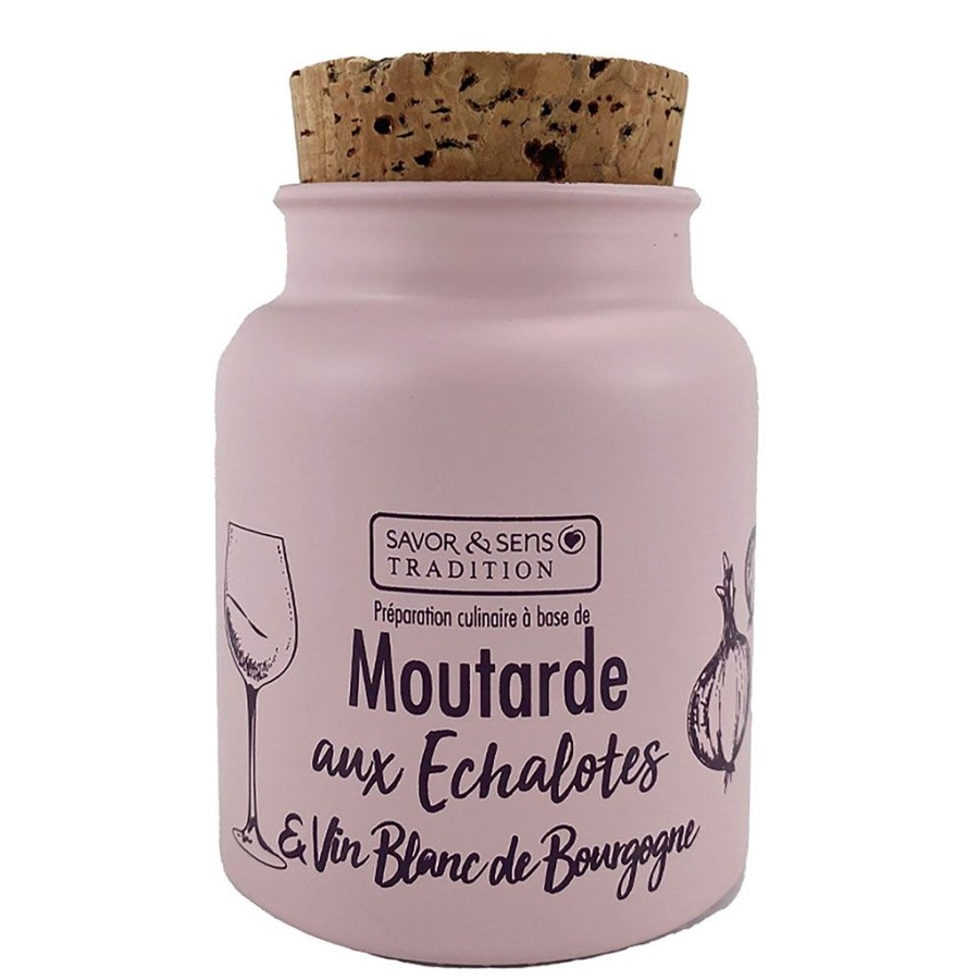 Epicerie Fabrique De Styles Condiments Et Epices | Moutarde Aux Echalotes & Vin Blanc De Bourgogne 130Ml