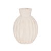 Deco Fabrique De Styles Vases Et Soliflores | Vase Rond Pour Fleurs Sechees Creme - Paulownia