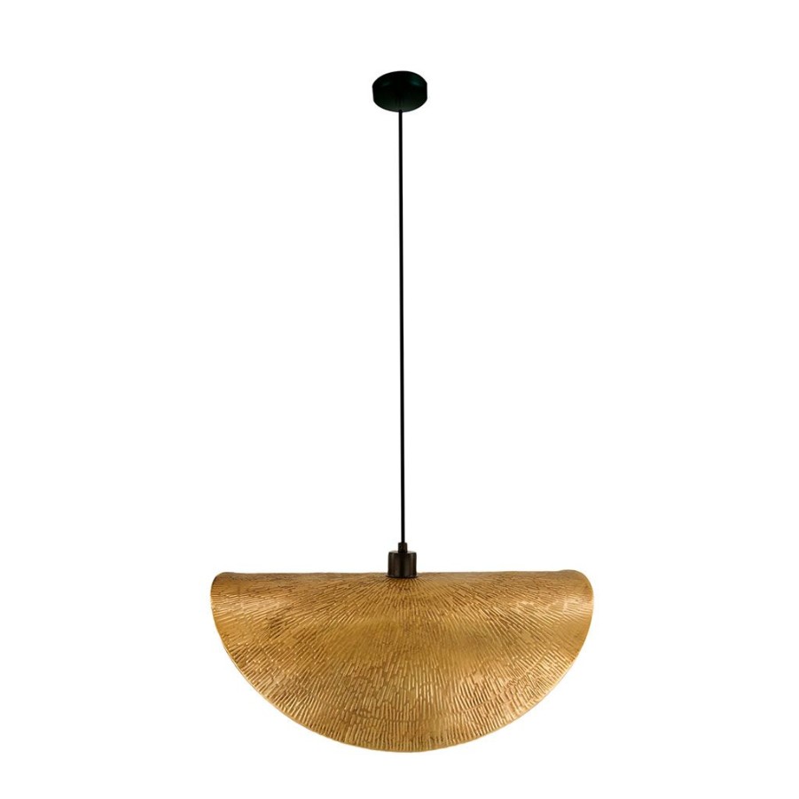 Luminaires Fabrique De Styles | Suspension En Metal Dore H20Cm