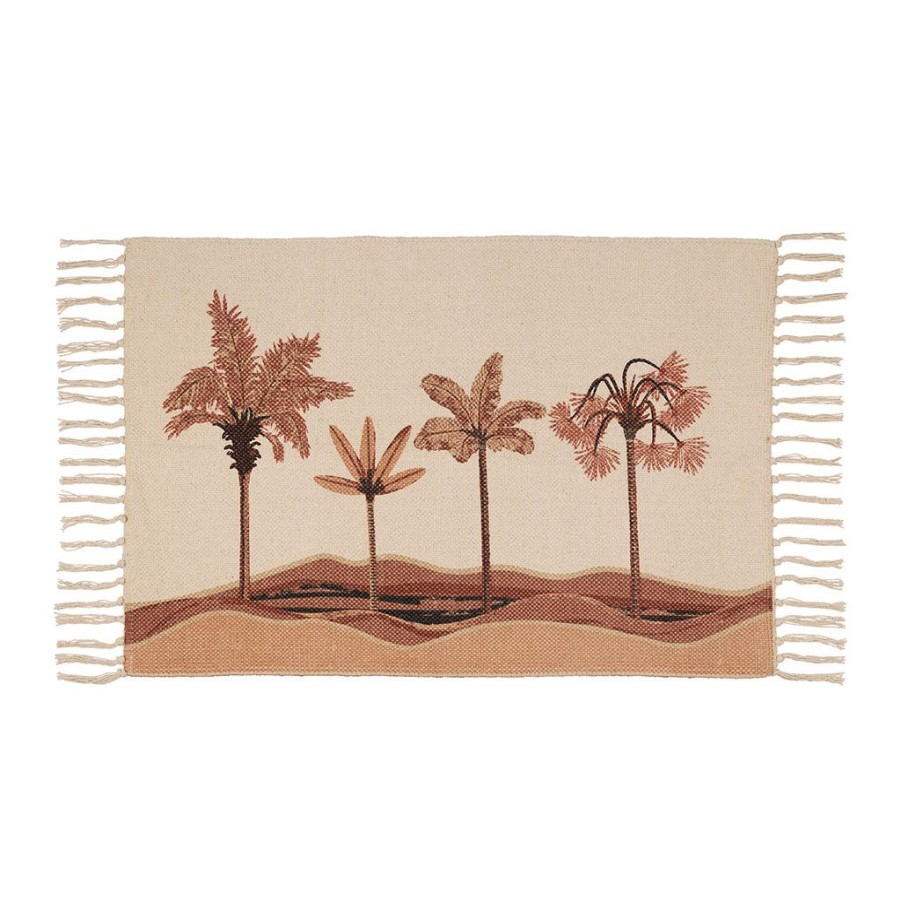 Deco Fabrique De Styles | Tapis En Coton Terracotta 90X60Cm - Tropic Etoile