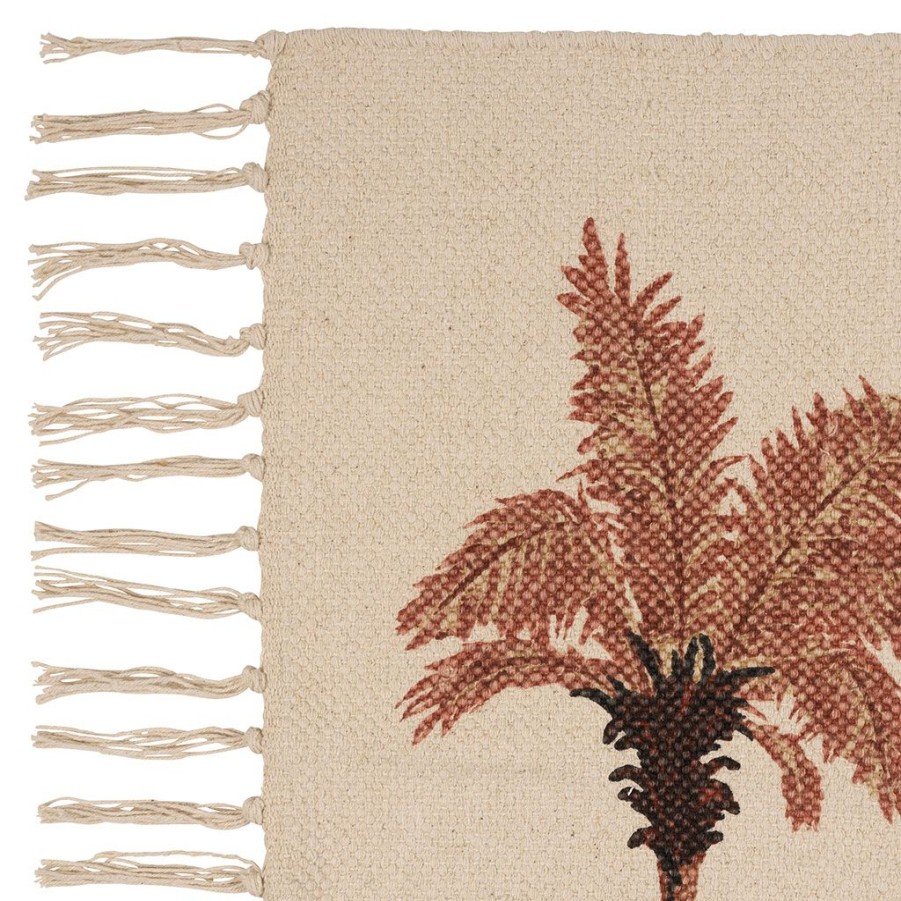 Deco Fabrique De Styles | Tapis En Coton Terracotta 90X60Cm - Tropic Etoile