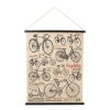 Deco Fabrique De Styles Tableaux Et Toiles | Toile Bicyclette Noir Et Rouge