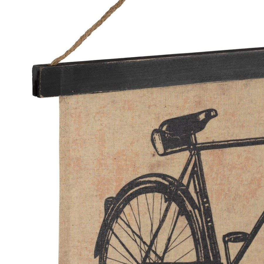 Deco Fabrique De Styles Tableaux Et Toiles | Toile Bicyclette Noir Et Rouge