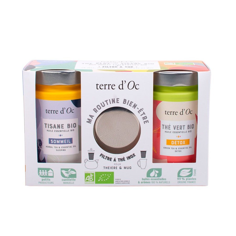 Epicerie Fabrique De Styles Cafes&Thes Et Infusions | Coffret The Detox Et Tisane Avec Filtre