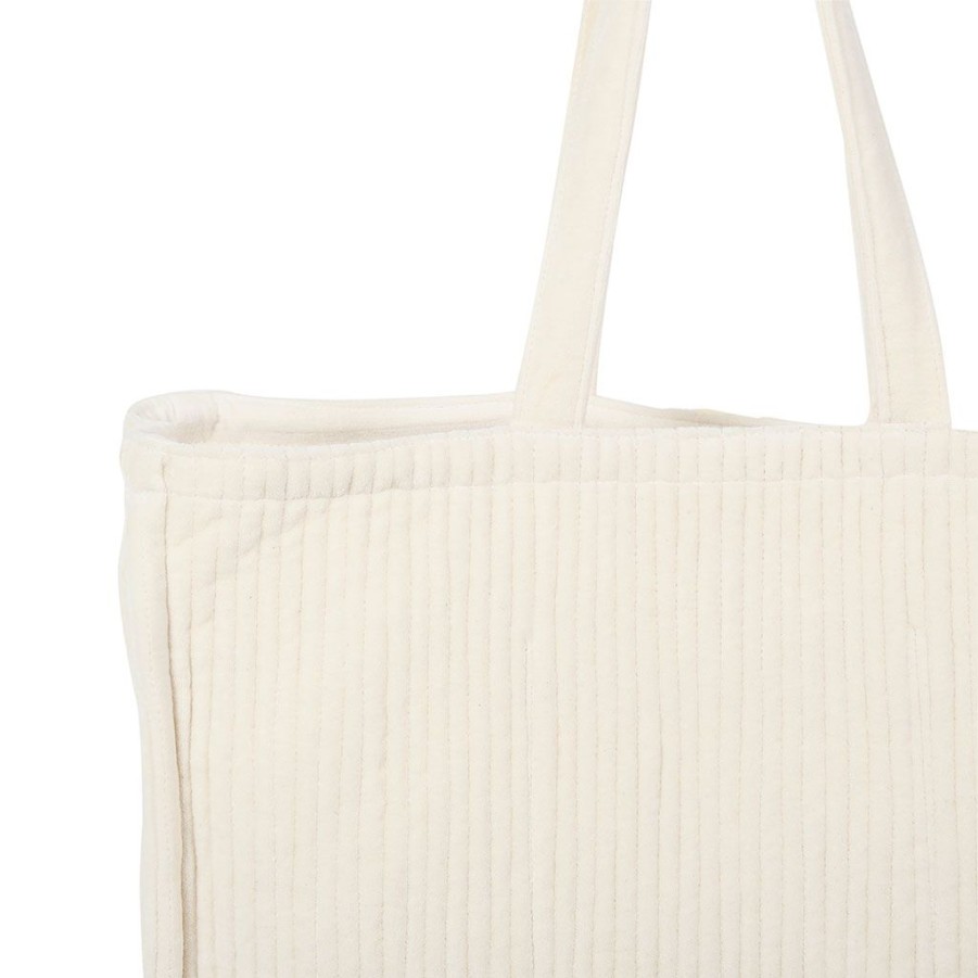 Accessoires Et Loisirs Fabrique De Styles Sacs Et Pochettes | Sac Arty Folk Creme En Velours Coton