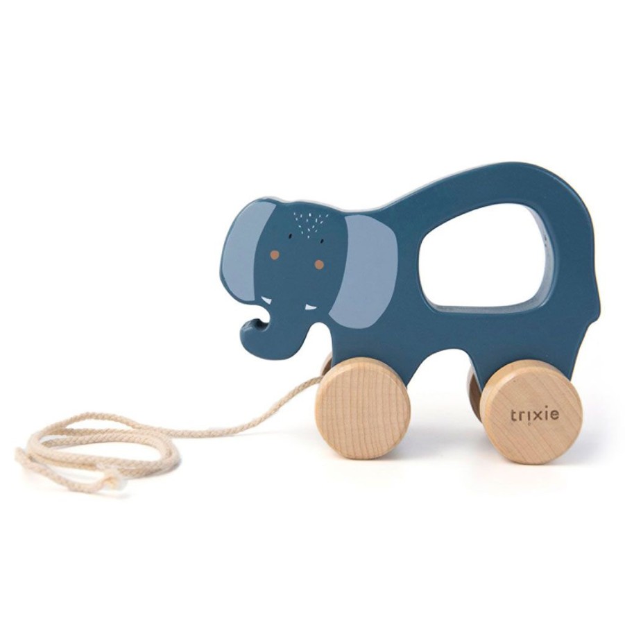 Coin Des Petits Fabrique De Styles | Jouet A Tirer En Bois - Mrs. Elephant