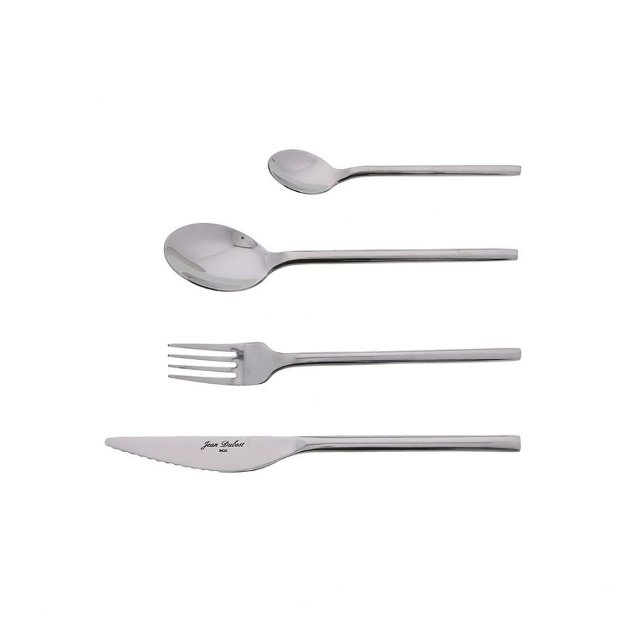 Arts De La Table Fabrique De Styles Menageres | Menagere 16 Pieces En Inox Argent - Thai