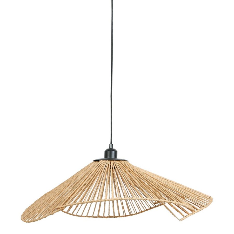 Luminaires Fabrique De Styles | Suspension En Corde De Papaier D63Cm Naturel - Calyp