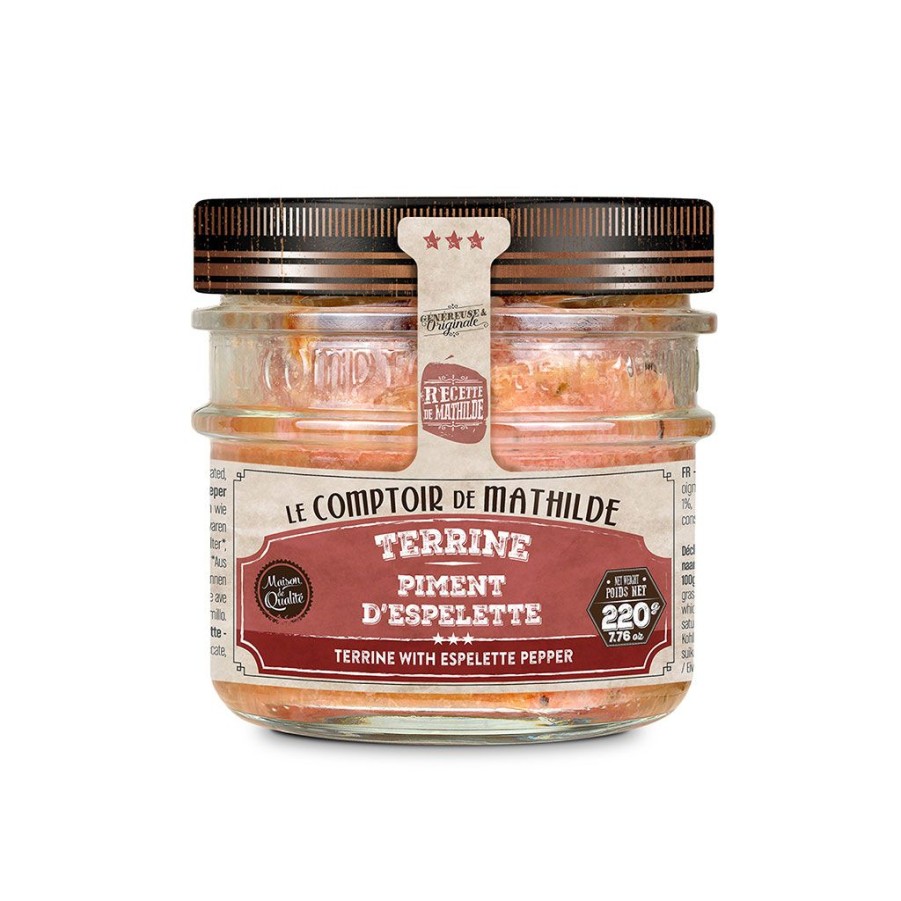 Epicerie Fabrique De Styles Conserverie | Terrine Au Piment D'Espelette 220G