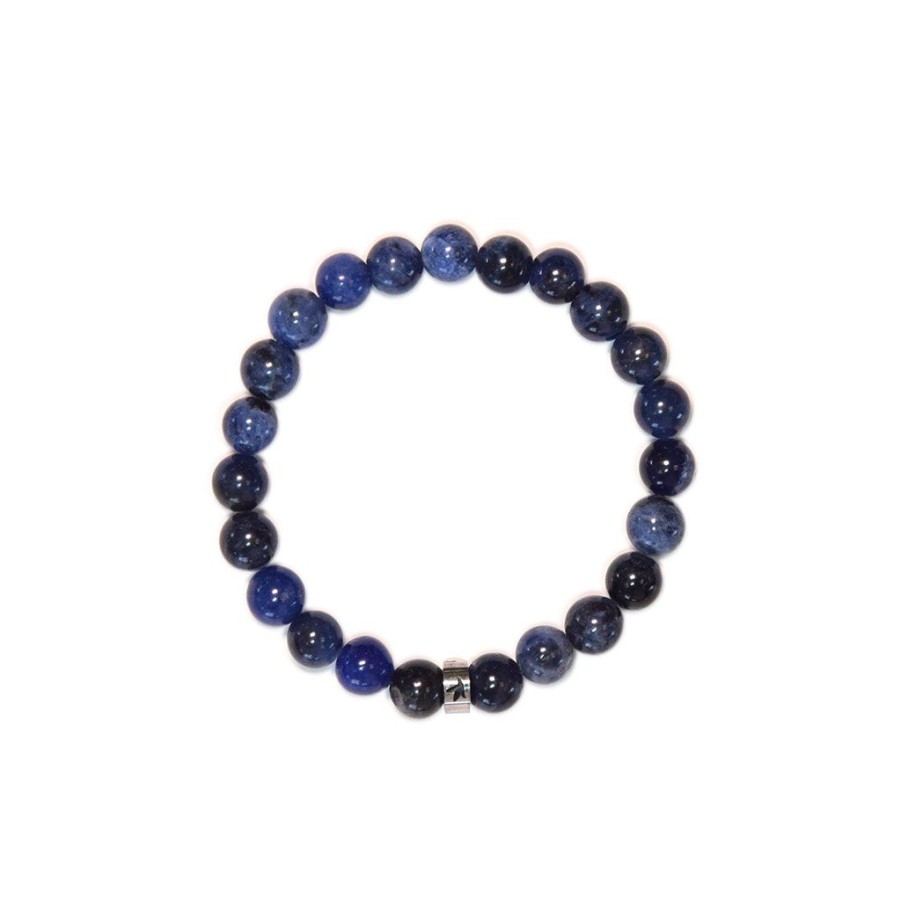 Accessoires Et Loisirs Fabrique De Styles Bijoux Fantaisie | Bracelet Sodalite Perles Rondes 8Mm