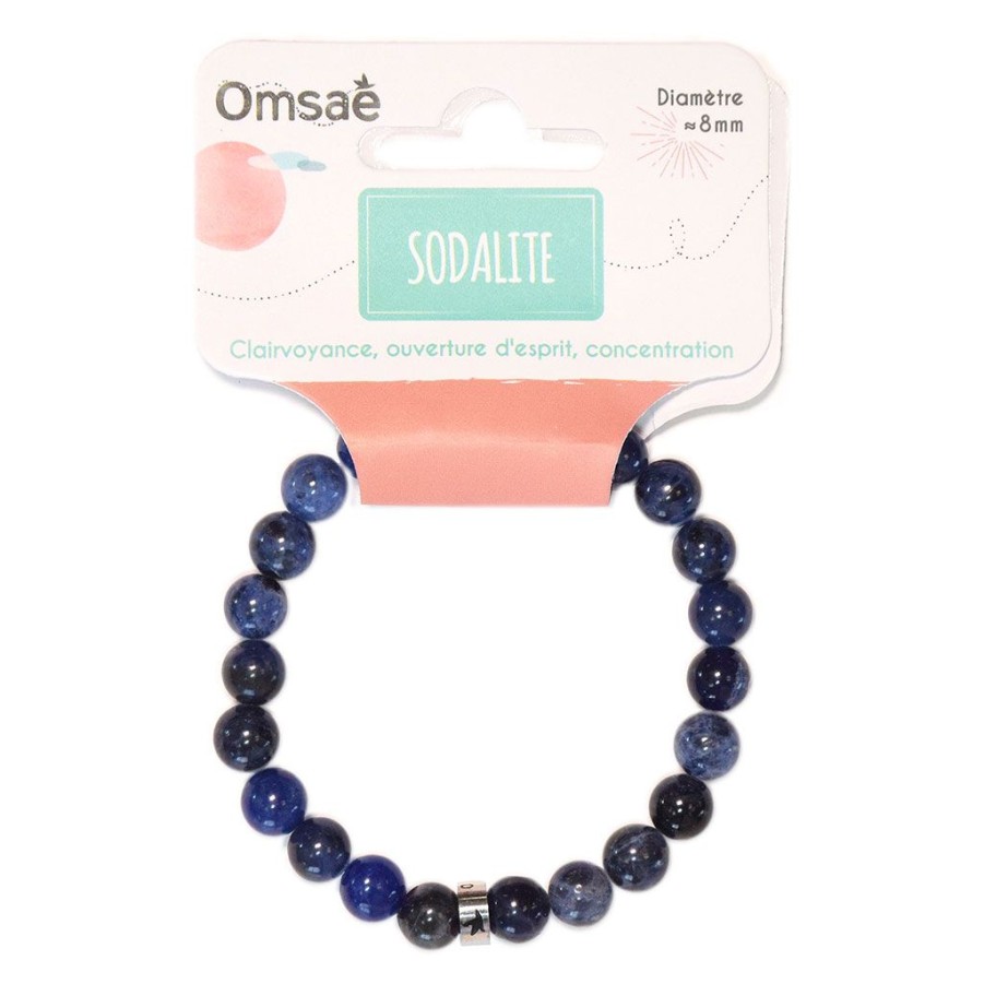 Accessoires Et Loisirs Fabrique De Styles Bijoux Fantaisie | Bracelet Sodalite Perles Rondes 8Mm