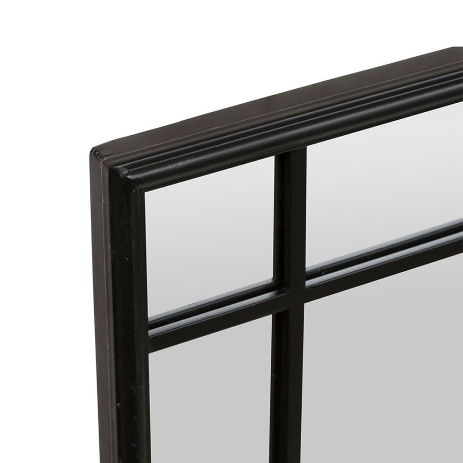 Deco Fabrique De Styles | Miroir En Fer Noir H143Cm - Osaka