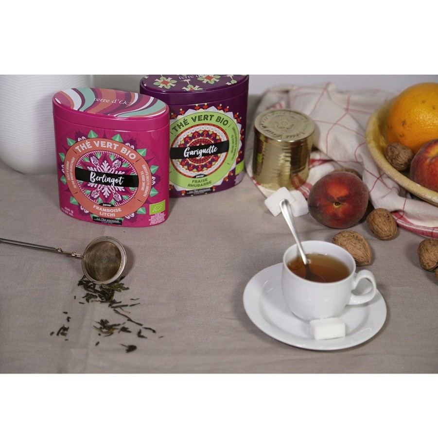 Epicerie Fabrique De Styles Cafes&Thes Et Infusions | The Vert 100G - Framboise - Litchi- Bio