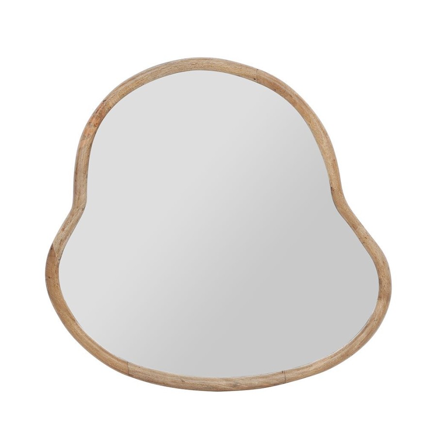 Deco Fabrique De Styles | Miroir Asymetrique En Manguier 66X62Cm - Hervea