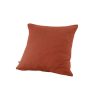 Textiles Fabrique De Styles Taies Et Traversins | Taie D'Oreiller En Gaze De Coton Unie Terracotta 60X60Cm - Gaia