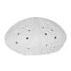 Luminaires Fabrique De Styles | Lampe Galet Shell Blanche En Porcelaine