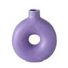 Deco Fabrique De Styles Vases Et Soliflores | Vase Lanyo Lilas H20Cm En Gres