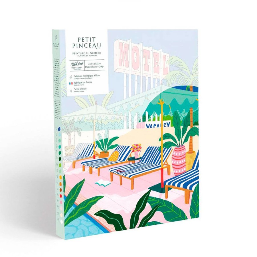 Accessoires Et Loisirs Fabrique De Styles | Coffret Peinture Au Numero - The Motel Pool