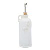 Arts De La Table Fabrique De Styles Ustensibles De Cuisine | Huilier En Gres Reactif Blanc 50Cl - Flore