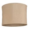 Luminaires Fabrique De Styles | Suspension En Lin Et Metal Taupe H45Cm Non Electrique - Noho