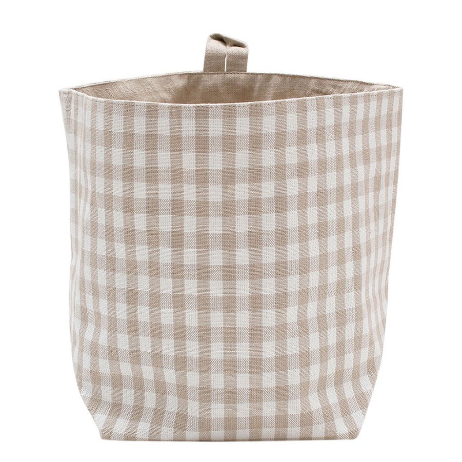 Deco Fabrique De Styles Paniers Et Corbeilles | Paniere A Pain Beige D15.5Xh20Cm En Coton - Appoline