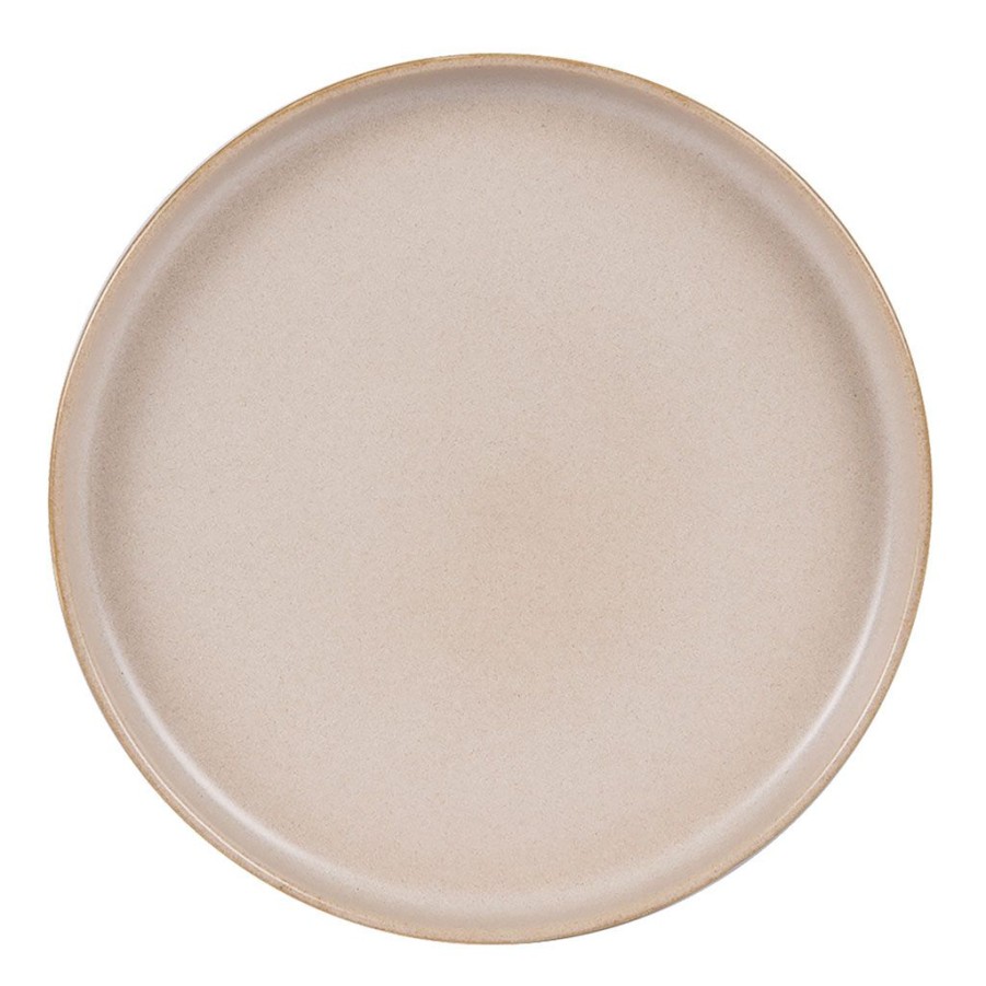 Arts De La Table Fabrique De Styles Assiettes | Assiette Plate En Gres Sable D28Cm - Uno