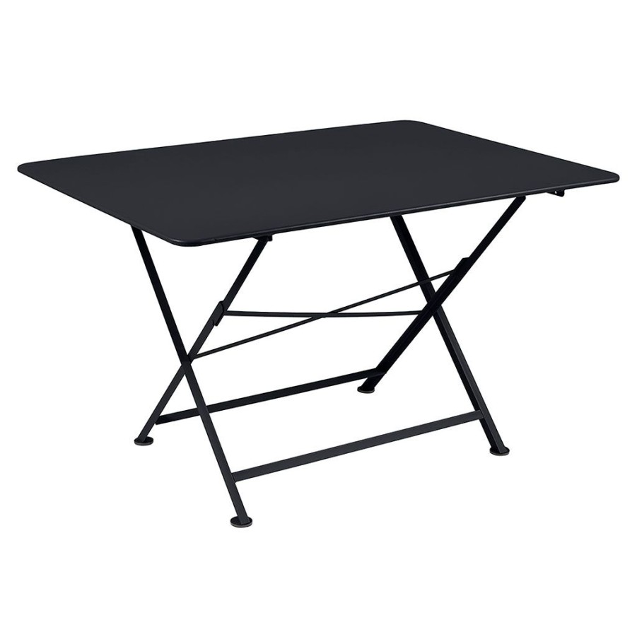 Jardin Fabrique De Styles Tables De Jardin | Table De Jardin Pliante En Acier Carbone 128X90Cm - Cargo