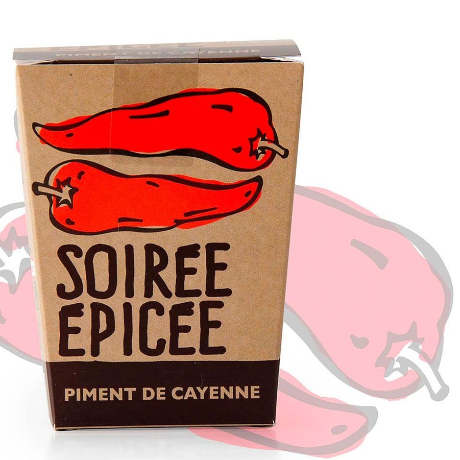 Coin Des Fleurs Fabrique De Styles | Kit Message Soiree Epicee - Piment De Cayenne