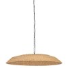 Luminaires Fabrique De Styles | Suspension En Fer Et Papier D101X15Cm Naturel - Seguia