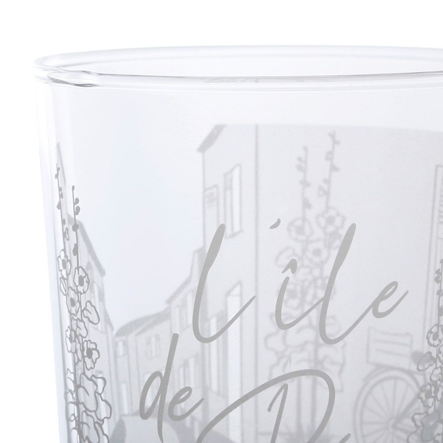 Arts De La Table Fabrique De Styles Verres A Eau Et Gobelets | Gobelet Ile Re Bodega Blanc 35.5Cl En Verre