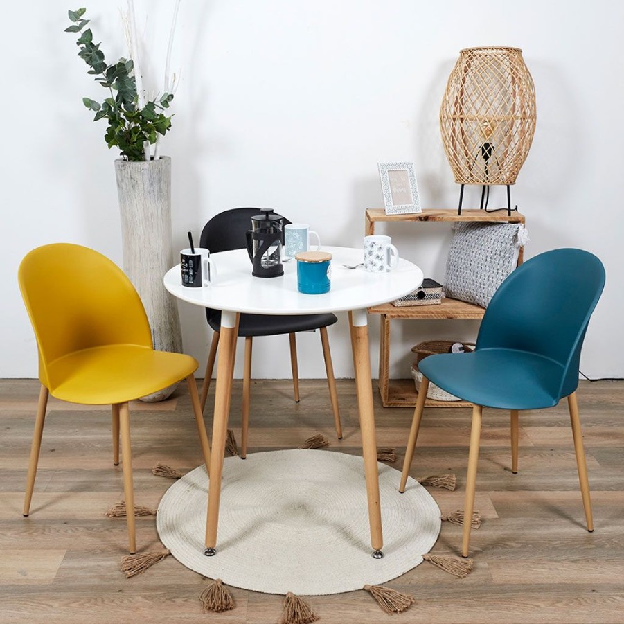 Meubles Fabrique De Styles Chaises | Chaise Salle A Manger Scandinave Moutarde - Bergen