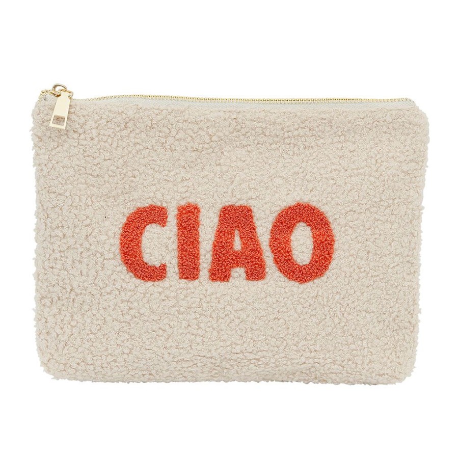 Accessoires Et Loisirs Fabrique De Styles Sacs Et Pochettes | Pochette Ciao En Bouclettes Ecru - Funny