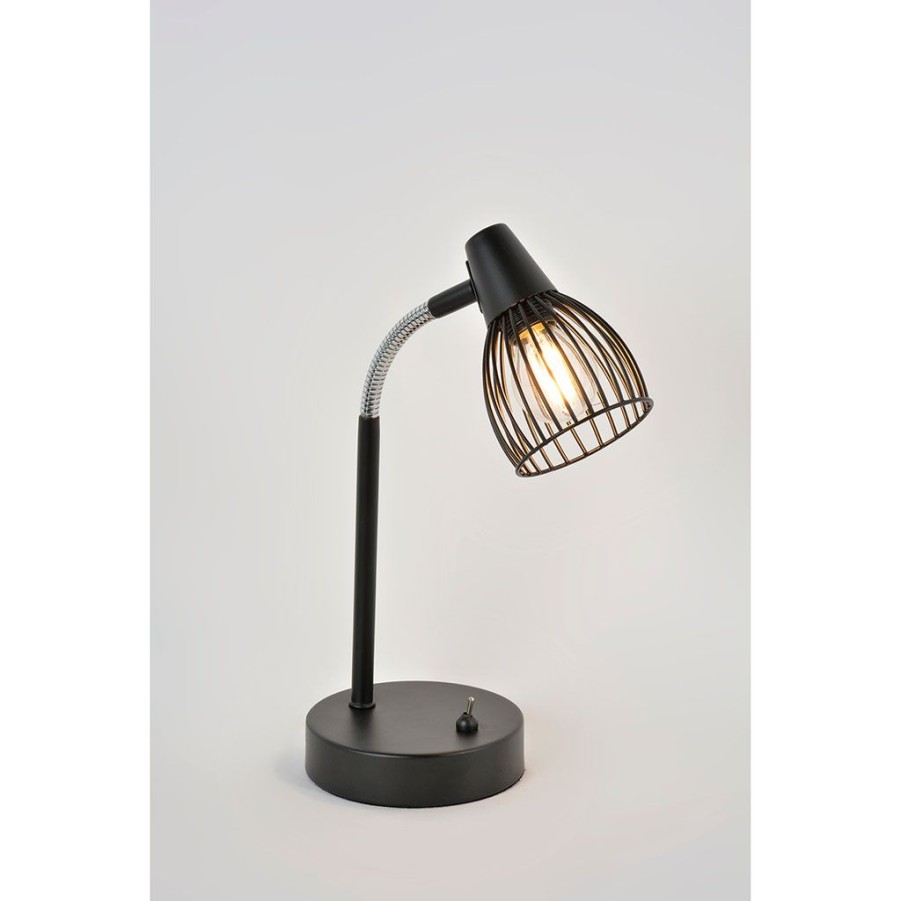 Luminaires Fabrique De Styles | Lampe Metal Abat-Jour Filaire Noir