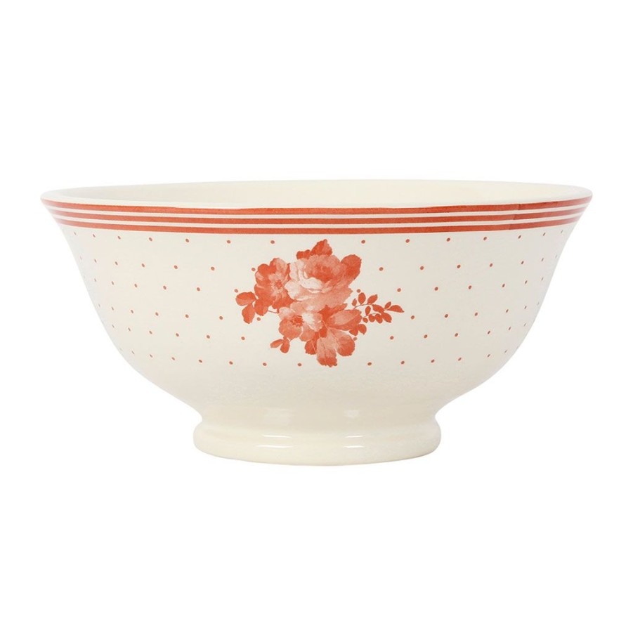 Arts De La Table Fabrique De Styles Plats Et Saladiers | Saladier En Faience Rouge Antique D26Cm - Josephine