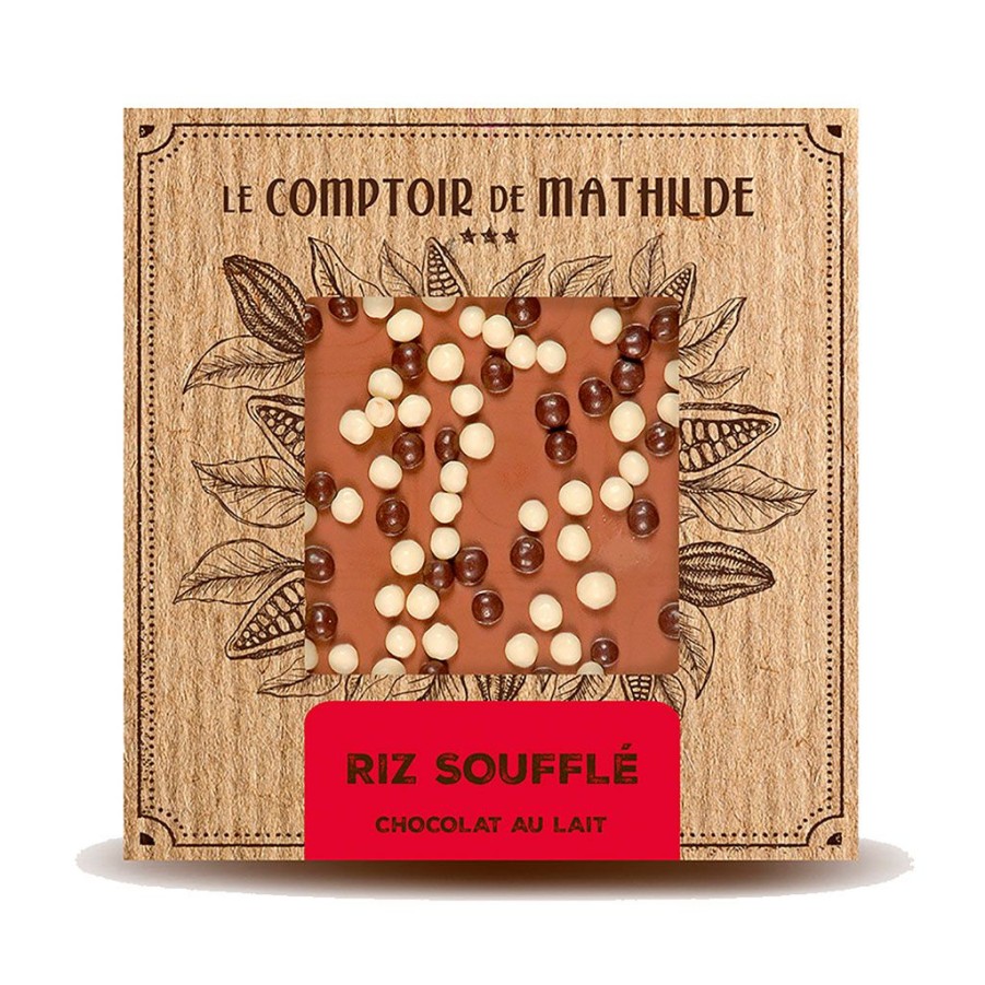 Epicerie Fabrique De Styles Chocolats Et Confiseries | Tablette Chocolat Au Lait Riz Souffle - 80G