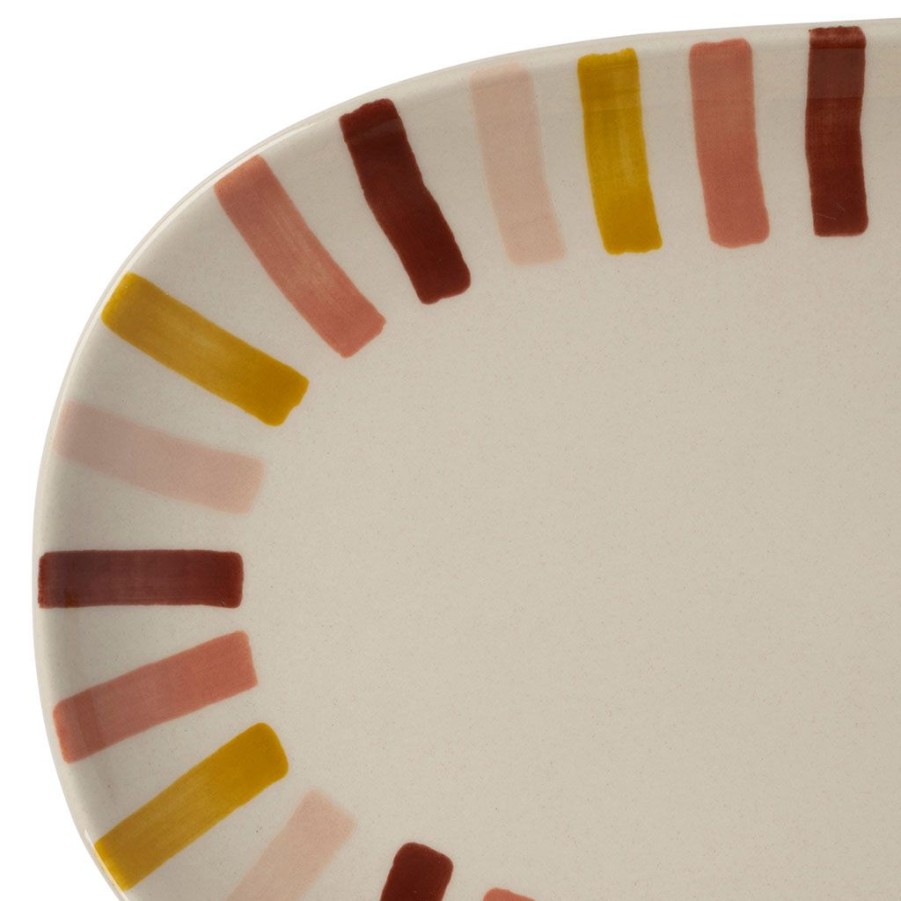 Arts De La Table Fabrique De Styles Plats Et Saladiers | Plat Ovale En Gres Grenat 31X15.5Xh15.5Cm - Manarola