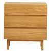 Meubles Fabrique De Styles Commodes | Commode En Chene Naturel 80X40X85Cm - Paulo