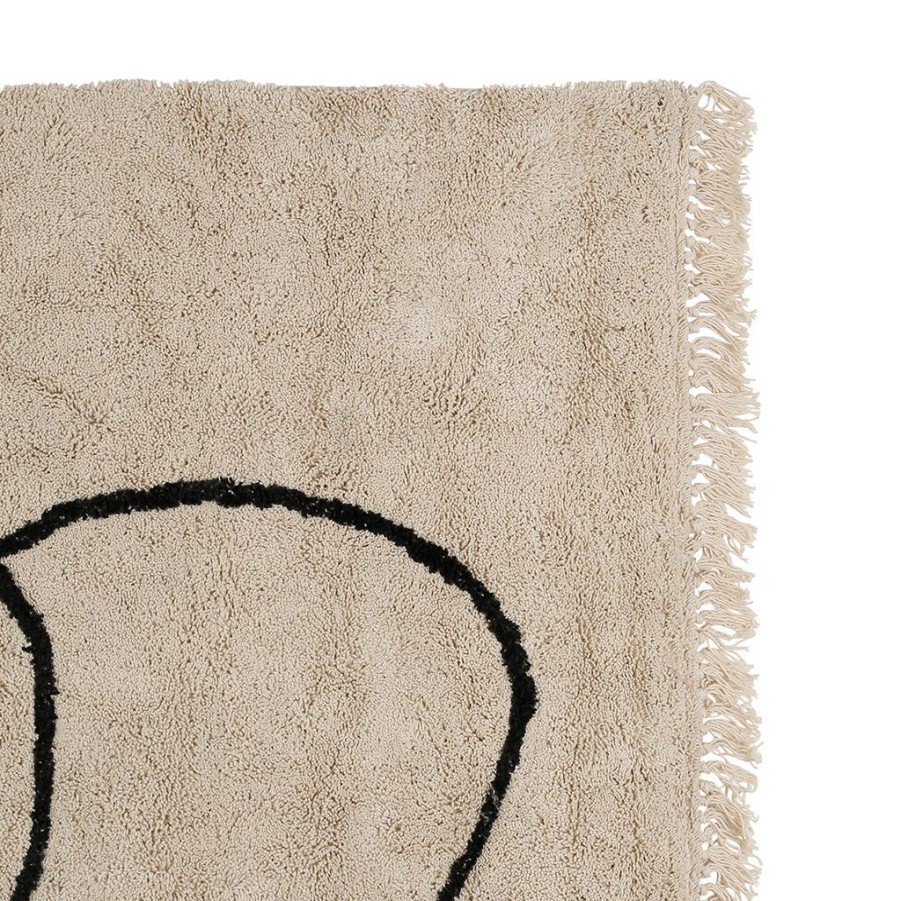 Deco Fabrique De Styles | Tapis Tufte Terre Boheme Beige 230X160Cm Coton